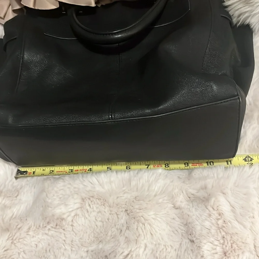 Vince Camuto Women’s Ayla Black Satchel Bag Purse